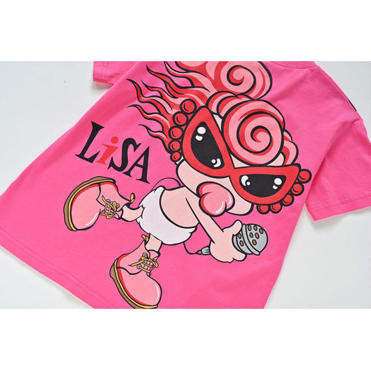 Ladyshome ビッグTシャツ 2色展開(90cm-140cm/M) 050406