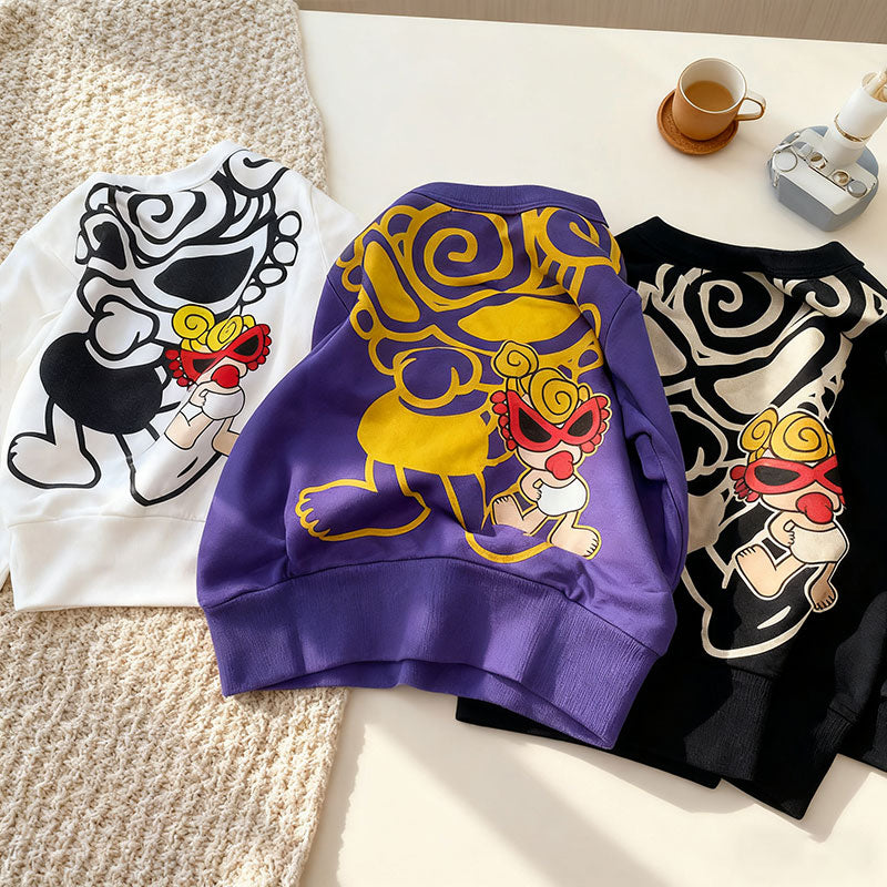 Ladyshome  大人と子供 スウェット （90cm-140cm/XL,XXL）0919-3-1