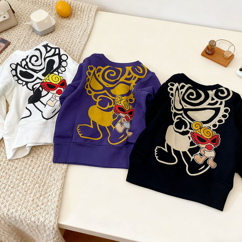 Ladyshome  大人と子供 スウェット （90cm-140cm/XL,XXL）0919-3-1