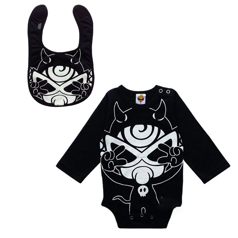 Ladyshome ロンパース&スタイセット 2色展開 (60cm-90cm) 033110